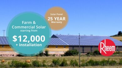 solar panels for farm use